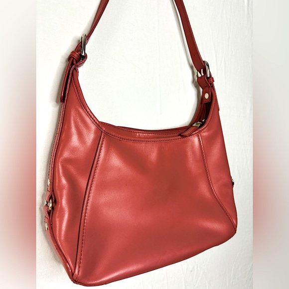 Talbots Red-Orange Purse - Picture 3 of 7